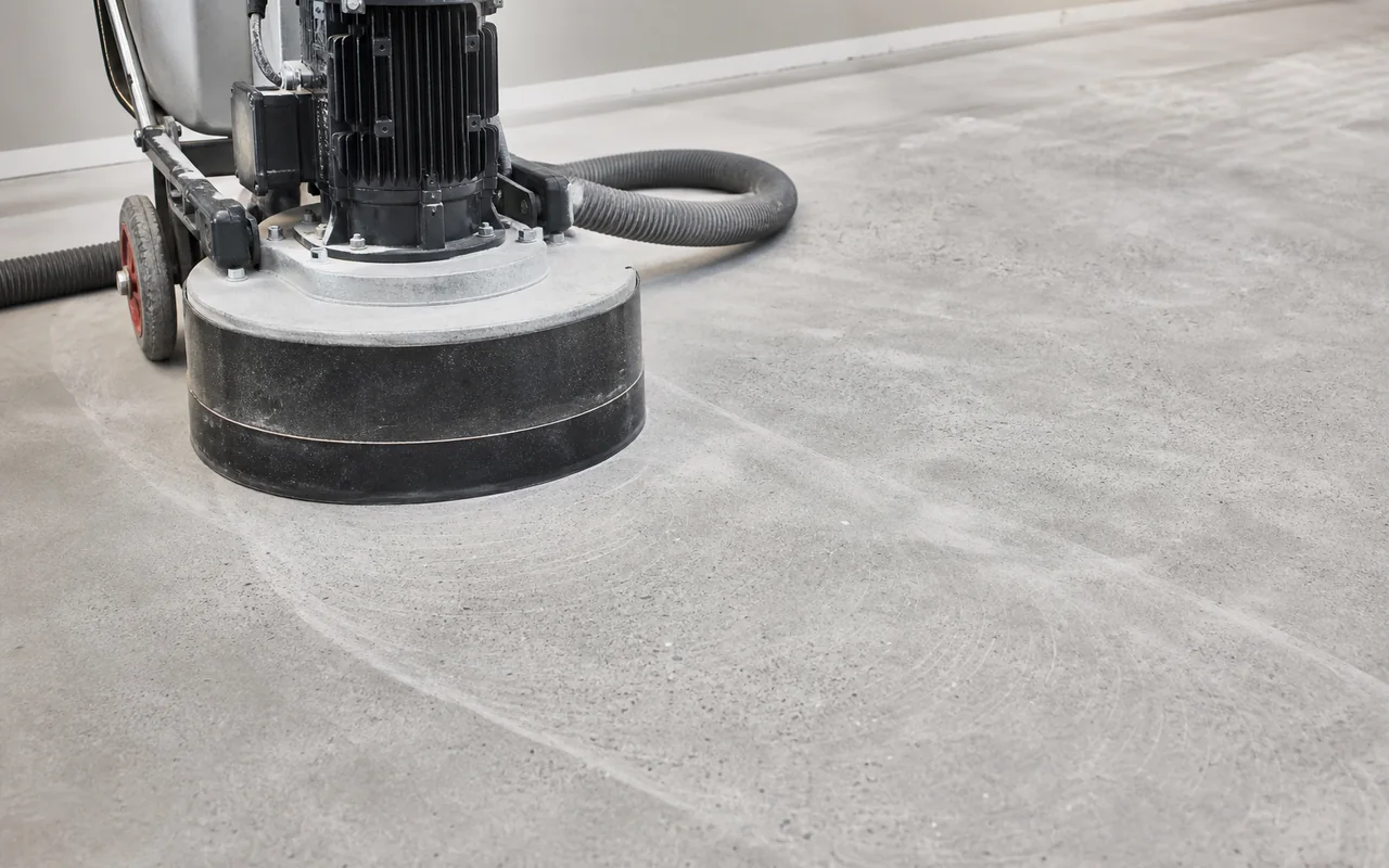 Professional floor grinding and concrete surface preparation